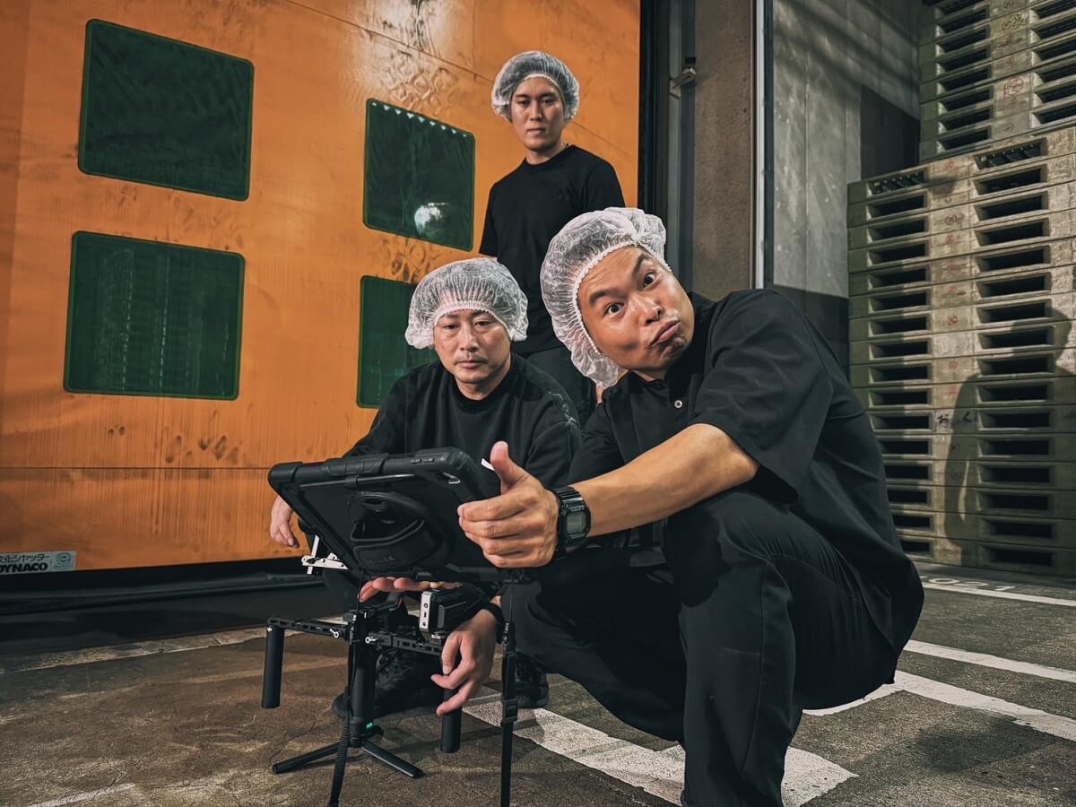 撮影現場の写真1