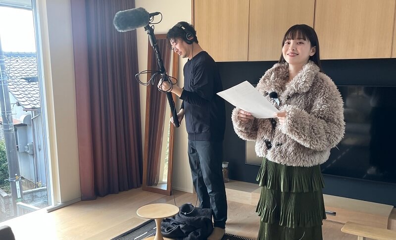 撮影現場の写真