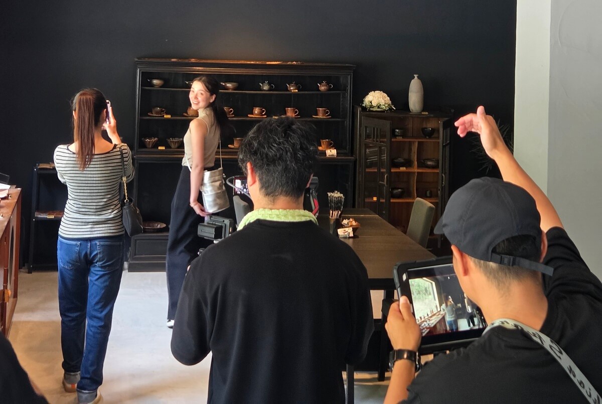 多言語観光PR動画の撮影現場2