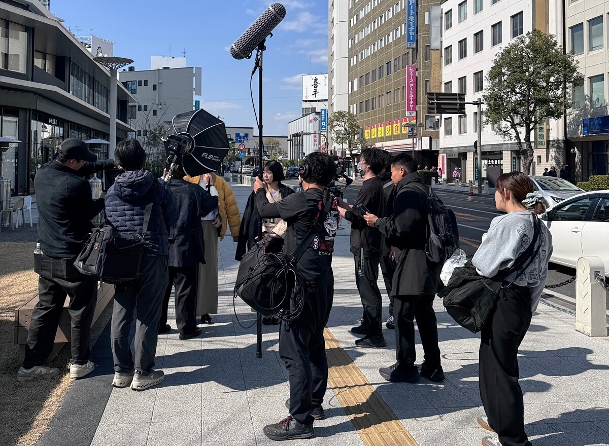 中原三法堂TVCM(2026年制作)の撮影風景2