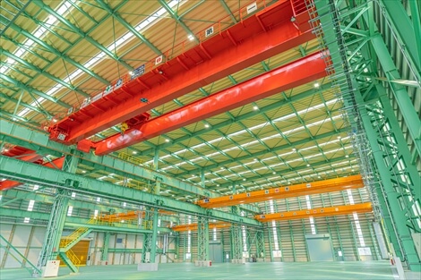 株式会社石垣様の工場外観を撮影したドローン空撮写真3