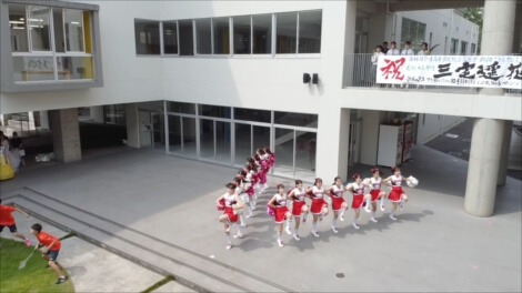 誠之館高校のオープンスクール撮影現場メイキング映像のスクリーンショットサンプル6