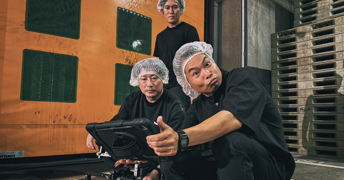 丸正製粉様での撮影風景