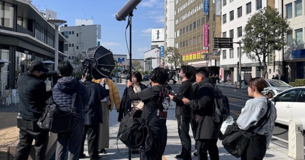 中原三法堂TVCM（2026年制作）の撮影現場